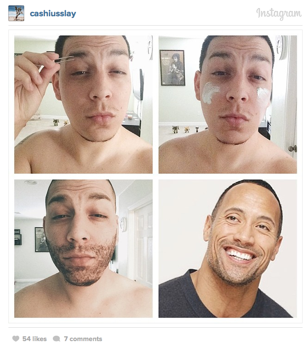 The Rock. The Rock.
